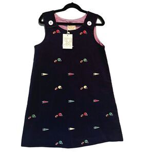 NWT! The Beaufort Bonnet Company TBBC Corduroy Juliet Jumper Football Embroidery